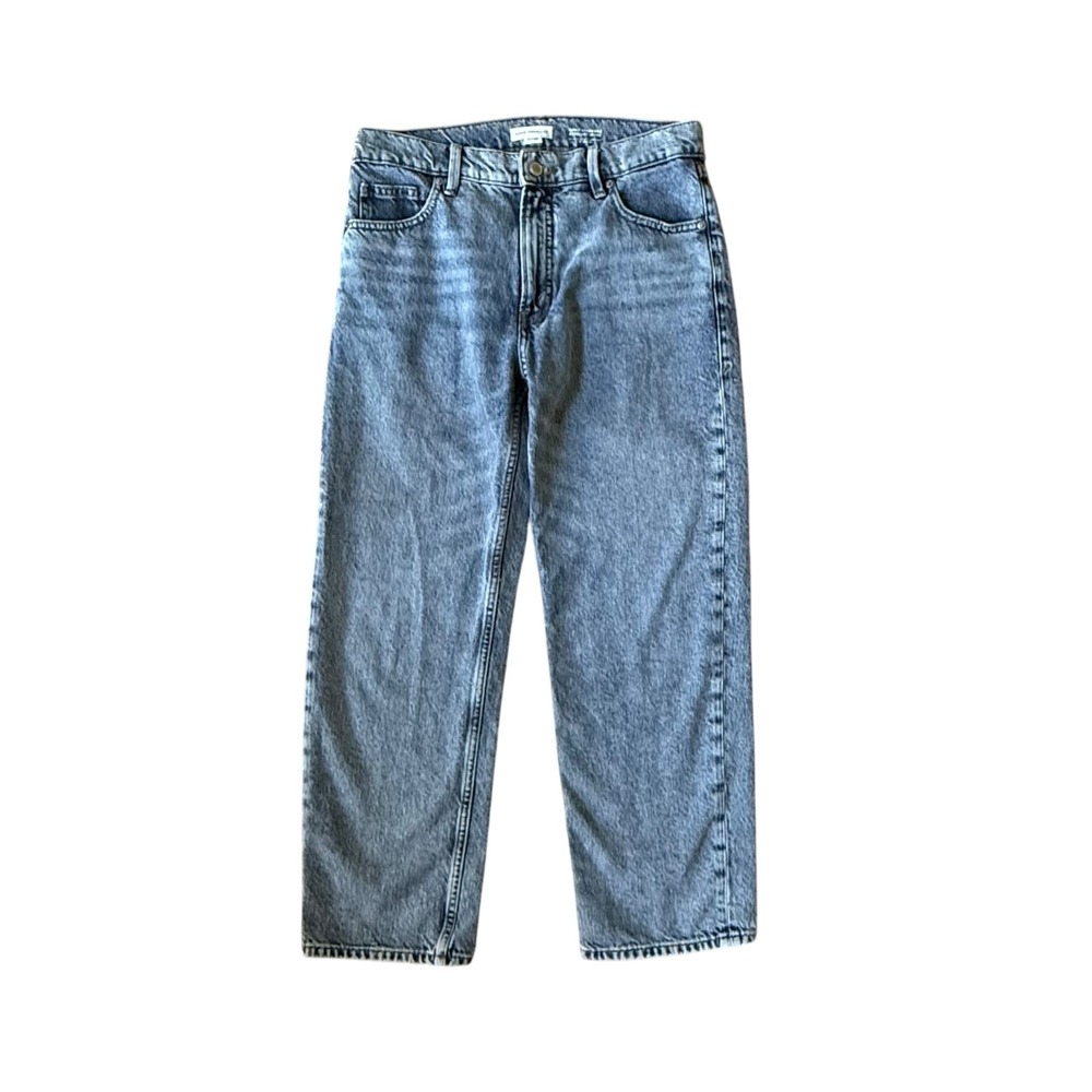 Good American Good Standard Straight Jeans Indigo Size 2/26 Mid Rise Relaxed
